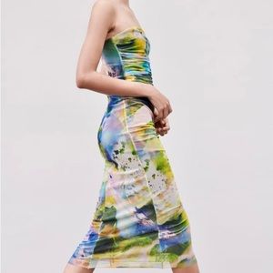 Zara Tulle strapless dress